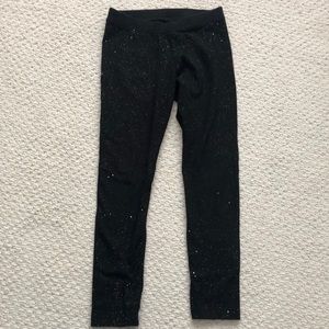 Cat & Jack girls glitter leggings, size 7/8 M